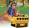 New Custom Fashion Cute Cartoon Car School Kids Carry Waterproof Reusable Foil Thermal Insulated Lunch Cooler Bag