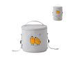 High Quality Insulated Meal Prep Bag Collapsible Drink Round Cooler Sublimation Lunch Bag with Extend Bottom
