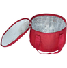 Custom Round Red Portable Thermal Insulation Bag Lunch Pizza Cooler Bag Waterproof Picnic Cake Crisper Bag