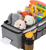 Family Travel Small Universal Drive Auto Car Trunk Organizer Storage Box Car Bags Kids Car Organizer with Cup Holders