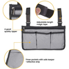 Multi-functional Armrest Accessories Walker Wheelchair Pouch Bag Waterproof Organizer Medicine Ziplock Bag