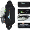 custom waterproof funny pack with multi pockets large belt waist bag for running hiking travel