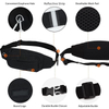 custom waterproof funny pack with multi pockets large belt waist bag for running hiking travel