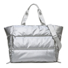 Woman travel and sports lady girls waterproof puffer bag messenger puffy duffle bag nylon quilted tote bag