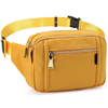 Custom Logo Crossbody Fanny Pack with Multi Pockets Waterproof Waist Bag for Travelling Hiking Navy