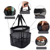 Fashionable Bath Toy Organizer Travel Cosmetic Quick Dry Shower Beach Storage Bag With 8 Storage Compartments