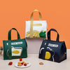 Custom Insulated Thermal Cooler Lunch Bag for Kids Reusable Lunch Tote Box Leakproof Cooler Handle Bag