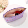 Makeup Pouch Mini Travel Cosmetic Pink Make Up Bag Pouch Holographic Makeup Pouch Puffer Cosmetic Bag