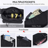 Large Fanny Packs for Men Women Fashion Waterproof Waist Belt Bag with Multi Pockets