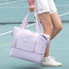 Water Resistant Pink Travel Gym Tote Bag Custom Women Adjustable Shoulder Strap Outdoor Luggage Duffle Bag Gym