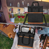 600D polyester 6 bottle carrier tote thermal bear ice cooler bags portable picnic removable divider wine bottle organizer bags