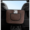 multifunctional leather car backseat hanging organizer folding storage car trunk organizer bag