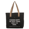 Fashion Shoulder Bag College Student Messenger Bag Cotton Canvas Handbag Casual Tote Crossbody