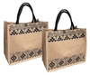 Large Capacity Custom Grocery Carrier Shopping Tote Bag Storage Environment-friendly Reusable Eco Jute Bag