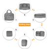High Quality Collapsible Ripstop 50L Weekender Travel Bag Lightweight Gym Sports Folding Travel Duffle Bag