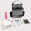 Auto Gear Car Front Back Seat Laptop Books Storage Bag Hanging Car Seat Organizer with Bottle Holders