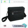 Wholesale black shoulder bag black sling bag messenger bag for men