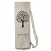 Eco Friendly Cotton Yoga Mat Carry Bag Shoulder Sling Portable Outdoor Canvas Yoga Mat Bag For Women