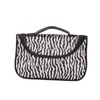 Fashion Custom Private Label Logo Travel Cosmetic Bag Make Up Bags Plush Makeup Organizer With Handle For Trip
