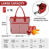 Wholesale Large Insulated Leak-Proof Lunch Box Reusable Lunch Tote Cooler Bag for Women with Shoulder Strap