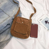 Custom Corduroy Shoulder Tote Bag Women\'s Crossbody Shoulder Handbags Mini Canvas bag