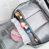 Promotional RPET Cheap Portable Cosmetic Pouch Zipper Makeup Bags Customised Toiletry Make Up Bag with Multiple Usage