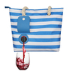 BSCI Custom Amazon Christmas Wine Bag Insulated Portable Picnic Portable Beach Wine Cooler Bag