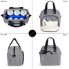 Lunch Box Soft Lunch Bag Breastmilk Cooler Bag with Ice Pack Adjustable Shoulder Strap Thermal Cooler Bag Tote