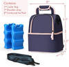 Lunch Bag Stroller Organizer Baby Bottle Breastmilk Cooler Bag Thermal Insulation Fabric for Cooler Bags