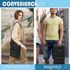 Christmas gift for wine lovers padded insulated wine bag tote picnic 2 bottle wine cooler bag for dinner party