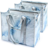 Large Insulated Custom Reusable Sublimation Printing Grocery Shopping Tote Bag, Waterproof Insulated Cooler Bags