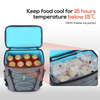 Gray Outdoor Camping Leakproof Large 24 Cans Beer Soft Cooler Lunch Backpack Cooling Bag Insulated Bags