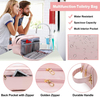 nouvelle trousse de maquillage cuir trousses d'outils de maquillage rose trousses d'outils de maquillage