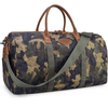 Water Resistant Durable Waxed Cotton Canvas Tote Gym Outdoor Canvas Duffle Bag Travel Camouflage Gym Bag