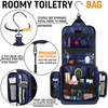Large Capacity Hanging Wash Toiletries Cosmetic Organizer Bag for Boys Waterproof Camping Cosmetic Bag Custom Logo