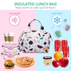 Customized Pattern Portable Thermal Food Can Drink Tote Lunch Bag Wholesale Travel Insulated Cooler Bag for Women