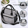 The New Custom Printed Portable Large Insulated Tote Bag Thermal Lunch Cooler Bag