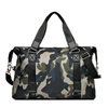 Custom Overnight Weekend Bags with Shoulder Straps Mens Camo Travel Duffel Bag with Luggage Sleeve Shoulder Overnight Tote Bag
