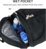 Wet Pocket Small Yoga Bag For Sports Workout Bags Waterproof Nylon Beach Exercise Gym Dance Bag For Girls Women