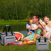 Large Space Square Shape Free Cooler Bag Portable Collapsible Beach Picnic Can Beer Fish Insulated Lunch Cooler Bag