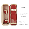 Single Bottle Insulated Wine Tote 1 Bottle Wine Carrier Bag Padded Wine Cooler bag