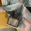 Wholesale 2 Piece Clear Tote Bag with Leather Pouch for Women Crossbody Transparent Shoulder Handbag