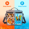 Small Kids Insulated Cooler Bag Zipper Lunch Bags Lightweight Insulated Cooler Lunch Bag Women Freezable for Men To Work, Picnic