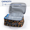 Leakproof Food Grade PEVA Lining Insulated Lunch Box Kids Cooler Bag Custom Pattern Waterproof Picnic Cooler Bag