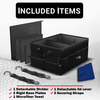 Collapsible Car Trunk Storage Organizer Multi Compartment SUV Trunk Organizer with Adjustable Securing Straps