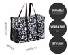 large capacity Teacher book and clothes tote Bag with pockets and mesh pockets inside for women