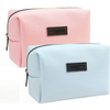 Waterproof Women Cosmetic Pouch Lady Custom Logo Small Leather Makeup Bag for Purse