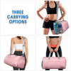 Travelling Weekender Athlete Fitness Yoya Gym Duffle Bags Waterproof Ladies Pink Travel Duffel Bag Custom Logo