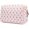 Wholesale Custom Digital Sublimation Printing Logo Large Zipper Makeup Bag Pouch Waterproof Nylon Cosmetic Travel Bag for Girls