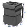 Collapsible Multi-function Hanging Trash Can Car Truck Back Seat Storage Organizer Bag